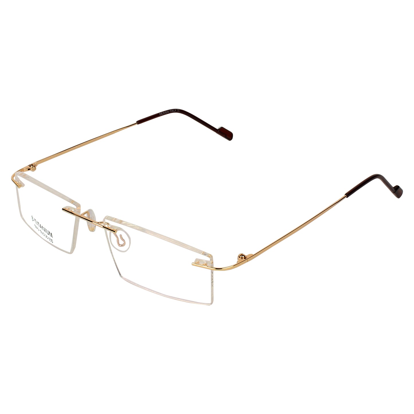 OCNIK Air Titanium Silver Rimless Eyeglasses