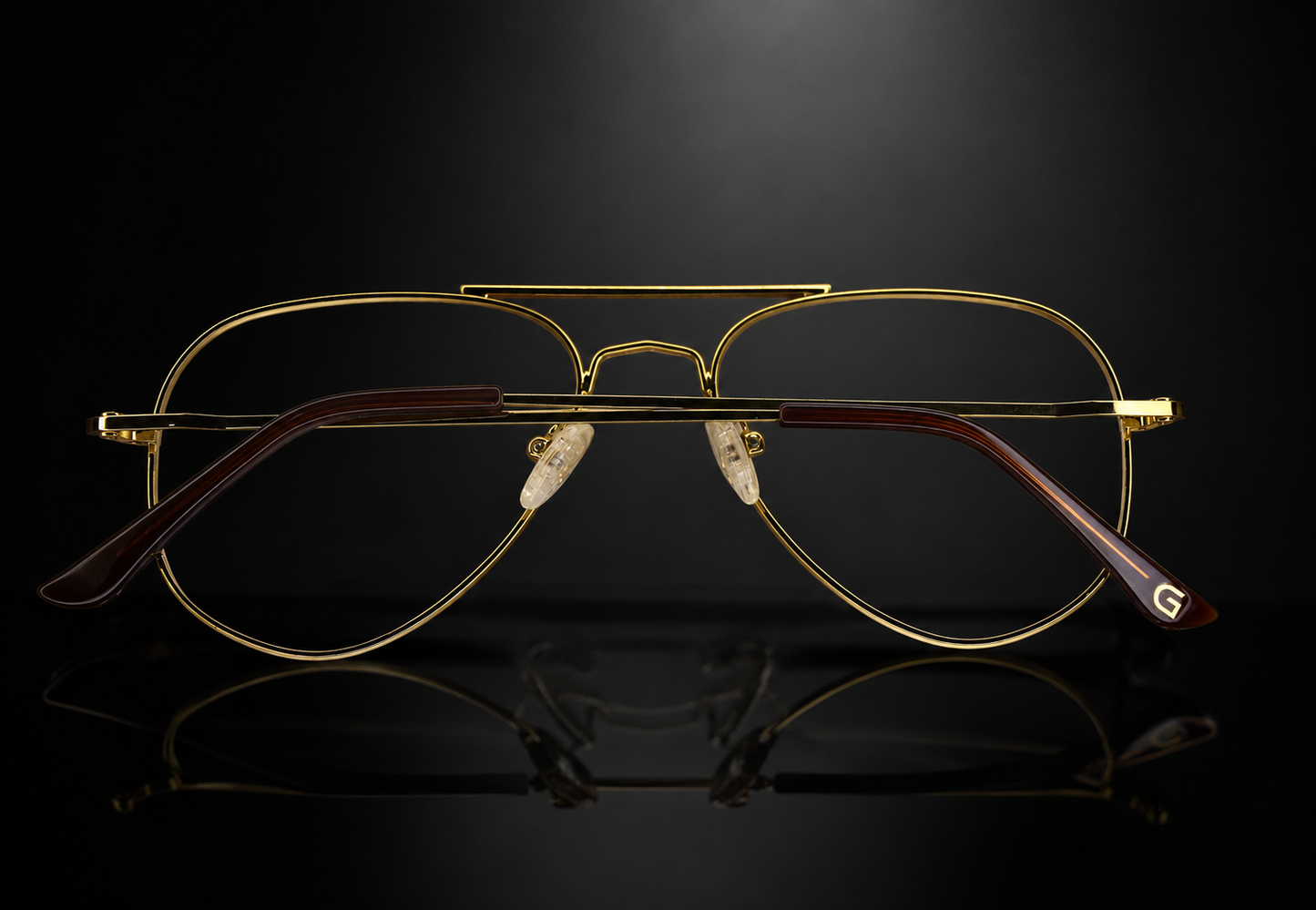OCNIK Gold Aviator Metal  Lightweight Comfort & Premium Turban-Friendly Frame
