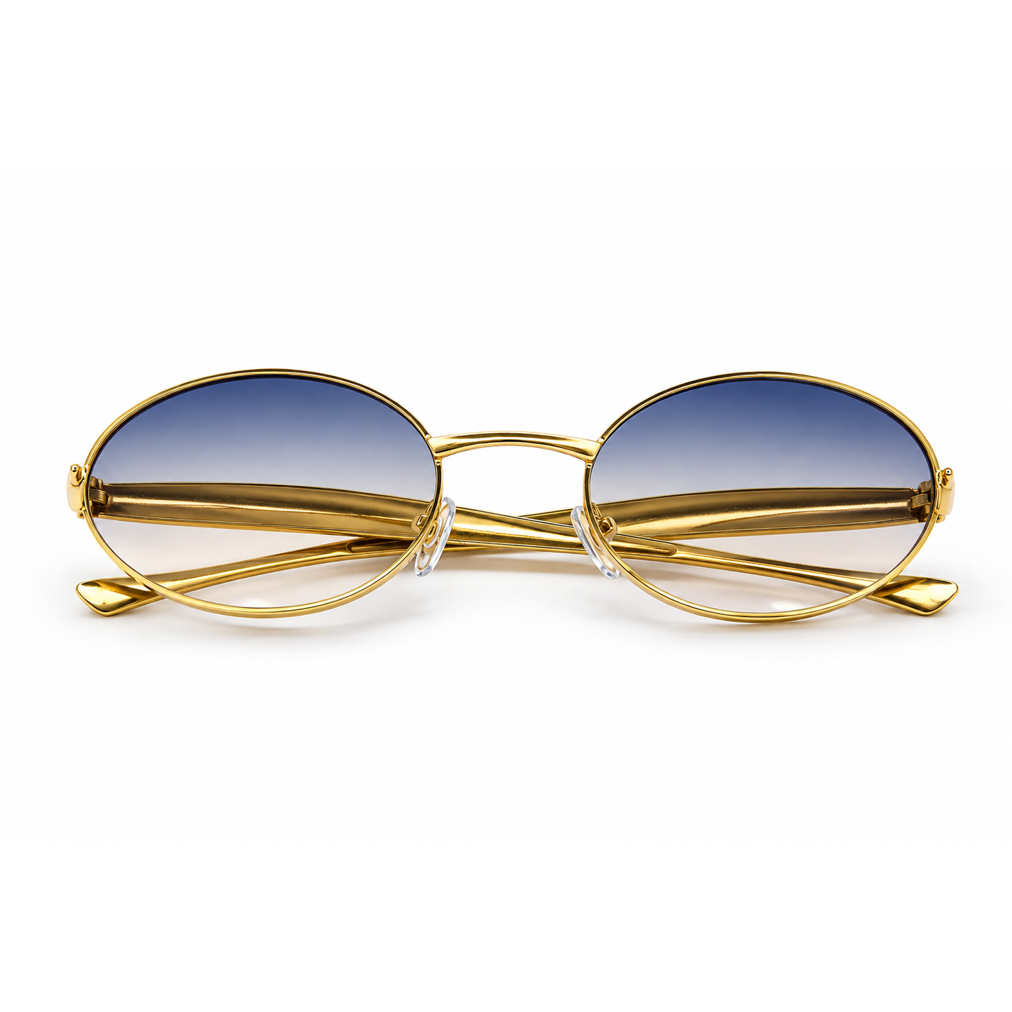 Ocnik Gold Oval Gradient Sunglasses